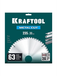 KRAFTOOL Metal Cut 235 х 30 мм, 63Т, диск пильный по металлу и стали (36954-235-30-63) zb  36954-235-30-63
