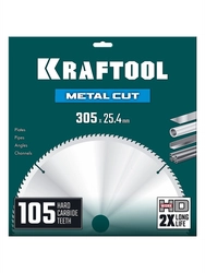KRAFTOOL Metal Cut 305 х 25.4 мм, 105Т, диск пильный по металлу и стали (36954-305-25.4-105) zb  36954-305-25.4-105