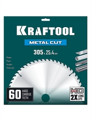 KRAFTOOL Metal Cut 305 х 25.4 мм, 60Т, диск пильный по металлу и стали (36954-305-25.4-60) zb  36954-305-25.4-60