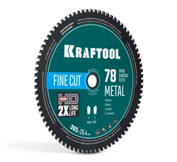KRAFTOOL Metal Cut 305 х 25.4 мм, 78Т, диск пильный по металлу и стали (36954-305-25.4-78) zb  36954-305-25.4-78