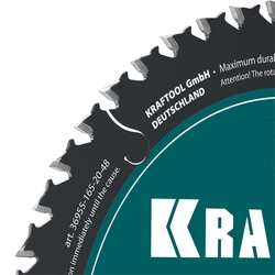 KRAFTOOL Slim wood cut 165 х 20 x 1.6 мм, 48Т, диск пильный по дереву, (36955-165-20-48) zb  36955-165-20-48