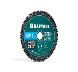 KRAFTOOL Ultra-Slim Metal Cut 135 х 20 x 1.1 мм, 30Т, диск пильный, тонкий рез металла (36956-135-20-30) zb  36956-135-20-30