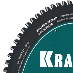KRAFTOOL Slim multi cut 216 х 30 x 1.8 мм, 80Т, диск пильный по дереву (36957-216-30-80) zb  36957-216-30-80