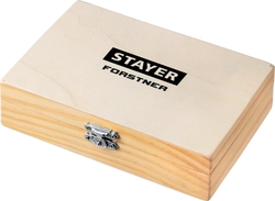 STAYER Forstner, 5 шт: 15-20-25-30-35 мм, набор сверл Форстнера по дереву, ДСП (29985-H5) zb  29985-h5_z01