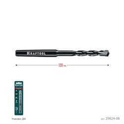 KRAFTOOL d 8 мм, Центрирующее сверло (29824-08) zb  29824-08