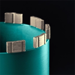 KRAFTOOL DIAMOND 92 мм (450 мм, 1 1/4″, лазерная сварка, сухое сверление с микроударом), алмазная коронка по железобетону (29825-092) zb  29825-092