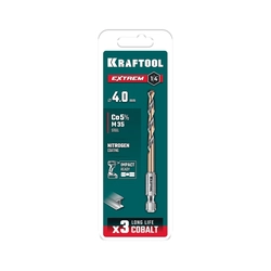 KRAFTOOL НЕХ-1/4″, d 4.0 х 83 мм, сверло по металлу для винтовёртов и шуруповертов IMPACT READY (29652-4) zb  29652-4