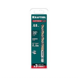 KRAFTOOL НЕХ-1/4″, d 6.0 х 98 мм, сверло по металлу для винтовёртов и шуруповертов IMPACT READY (29652-6) zb  29652-6