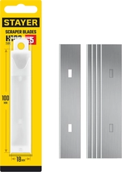 STAYER 100 мм, 5 шт, сменное лезвие для скребка 08515 (08515-S5) zb  08515-s5_z02