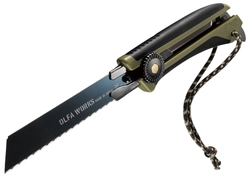 OLFA WORKS FK1 FIELD KNIFE универсальный нож со сменным серрейторным лезвием для сложных материалов (OW-FK1-OD) zb  ow-fk1-od