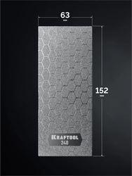 KRAFTOOL DIAMOND 63 х 152 мм, Р240, пластина алмазная заточная (35710-240) zb  35710-240
