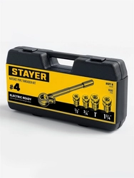 STAYER набор клуппов с трещоткой №4, Professional (28260-H4) zb  28260-h4