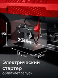ЗУБР 7500 Вт, инверторный генератор с электростартером и розеткой АВР (СБИ-7500ЕА) zb  сби-7500еа