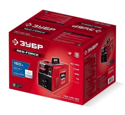 ЗУБР RED FORCE, MIG / MAG, FCAW, MMA, TIG, 160 А, полуавтомат сварочный, с газом / без газа, горелка ПСГ-180 (ПСГ-М5-160) zb  псг-м5-160
