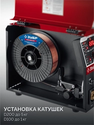 ЗУБР MIG & CUT 5-в-1, MIG / MAG, PLASMA CUT, FCAW, MMA, TIG, 220 А, полуавтомат сварочный, с газом / без газа, горелка ПСГ-220 (ПСГ-М9-220-Р) zb  псг-м9-220-р