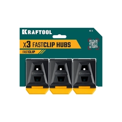 KRAFTOOL KC-3 клипсы для системы быстрого крепления FastClip, 3 шт. (38779) zb  38779