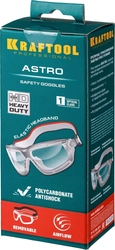 KRAFTOOL ASTRO, открытого типа, солнцезащитное стекло с антибликовым покрытием, защитные очки с непрямой вентиляцией (11009) zb  11009_z01