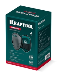 KRAFTOOL STABIL эргономичные, гелевая вставка, воздухопроницаемые, для легко повреждаемых поверхностей, наколенники защитные (11516) zb  11516