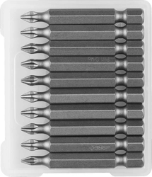 ЗУБР 10 шт, PH1, 50 мм, кованые биты (26001-1-50-10) zb  26001-1-50-10