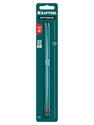 KRAFTOOL OPTIMUM PH 2, 200 мм, 2 шт, биты (26122-2-200-2) zb  26122-2-200-2