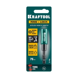 KRAFTOOL RING & LOCK, 75 мм, адаптер с автоматическим кольцевым магнитным захватом для крепежа (26787) zb  26787
