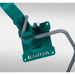 KRAFTOOL 12 E, острый гиб, на подшипнике, ручной станок для гибки арматуры (23303) zb  23303
