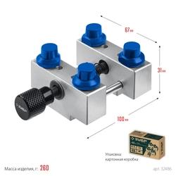 ЗУБР ЮВЕЛИР d 42мм, Тиски для точных работ (32486) zb  32486