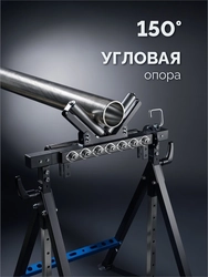 ЗУБР МОСТ-4, 600x680x(830-1290) мм, многофункциональная опорная стойка трансформер 4 в 1, Профессионал (38789) zb  38789