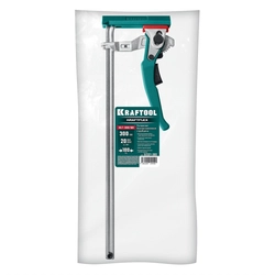 KRAFTOOL KRAFTFLEX, KLT-300, 300/60 мм, универсальная, цельнокованая, рычажная, быстрозажимная, в T-track струбцина (32331-300) zb  32331-300