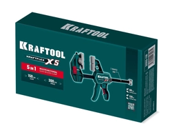 KRAFTOOL KRAFTFLEX X5 150, 150 х 66 мм, многофункциональная струбцина для направляющих шин (32555-150) zb  32555-150