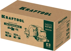 KRAFTOOL Reversible 165 мм, расход 324 мм, Слесарные тиски (32705-165) zb  32705-165