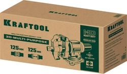 KRAFTOOL 3D Multi-Purpose, 125 мм, Чугунные слесарные тиски (32706-125) zb  32706-125