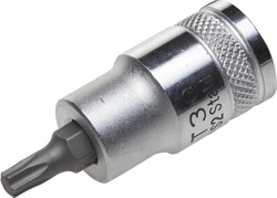 Торцовая бита-головка KRAFTOOL ″INDUSTRIE QUALITAT″, материал S2, TORX, сатинированная, 1/2″, Т30 zb  27905-30_z01