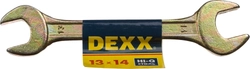 DEXX 13 x 14 мм, рожковый гаечный ключ (27018-13-14) zb  27018-13-14