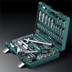 KRAFTOOL X-Drive 108, 108 предм., (1/2″+3/8″+1/4″), универсальный набор инструмента (27888-H108) zb  27888-h108_z03