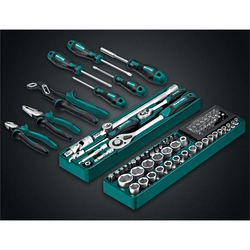 KRAFTOOL GRAND-99, 99 предм., (1/2″+1/4″), Универсальный набор инструмента (27978-H99) zb  27978-h99