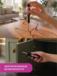 GRINDA Pink Force 165 предм, универсальный набор инструмента (22109) zb  22109