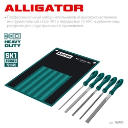 KRAFTOOL ALLIGATOR набор напильников, двухкомпонентная рукоятка, 200 мм zb  16905