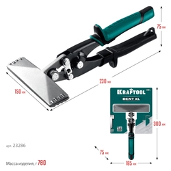 KRAFTOOL Bent XL 150 мм, / 6″, Плоскогубцы для гибки (23286) zb  23286