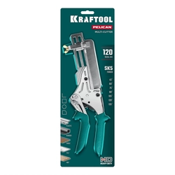 KRAFTOOL PELIKAN 120 до 120 мм, Удлиненные угловые ножницы для пластмассовых и резиновых профилей (23370) zb  23370