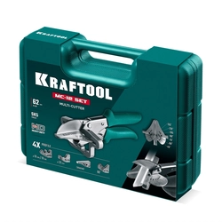 KRAFTOOL MC-12, для различных профилей из пластика и резины, с набором сменных губок, угловые ножницы (23372-12) zb  23372-12