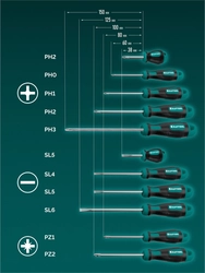 KRAFTOOL X-Drive 11, 11 шт., в кейсе, набор отверток (25811) zb  25811