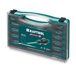 KRAFTOOL X-Drive 11, 11 шт., в кейсе, набор отверток (25811) zb  25811
