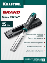 KRAFTOOL GRAND стамеска-долото с двухкомпонентной рукояткой, 25 мм zb  1818-25
