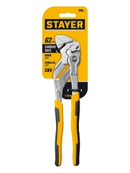 STAYER PlierWrench 300 мм, захват 68 мм, переставные клещи-гаечный ключ (22403) zb  22403