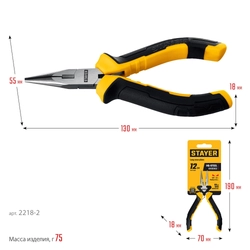 STAYER 120 мм, Мини-тонкогубцы (2218-2) zb  2218-2_z03