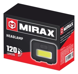MIRAX 120 лм, 3 режима, налобный фонарь, 3ААА (56702) zb  56702