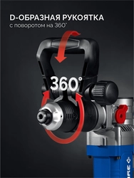 ЗУБР 8 Дж, 1200 Вт, АВТ, отбойный молоток SDS Plus, Профессионал (ЗММ-8-1200 ВК) zb  змм-8-1200 вк