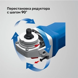 ЗУБР 1900 Вт, d125 мм, УШМ, регулировка оборотов, Профессионал (УШМ-П125-1900 ЭПСТ) zb  ушм-п125-1900 эпст