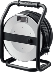 KRAFTOOL КГ 3х2.5 50м 4000Вт IP44, HEAVY DUTYСиловой удлинитель на стальной катушке (55086-50) zb  55086-50_z01